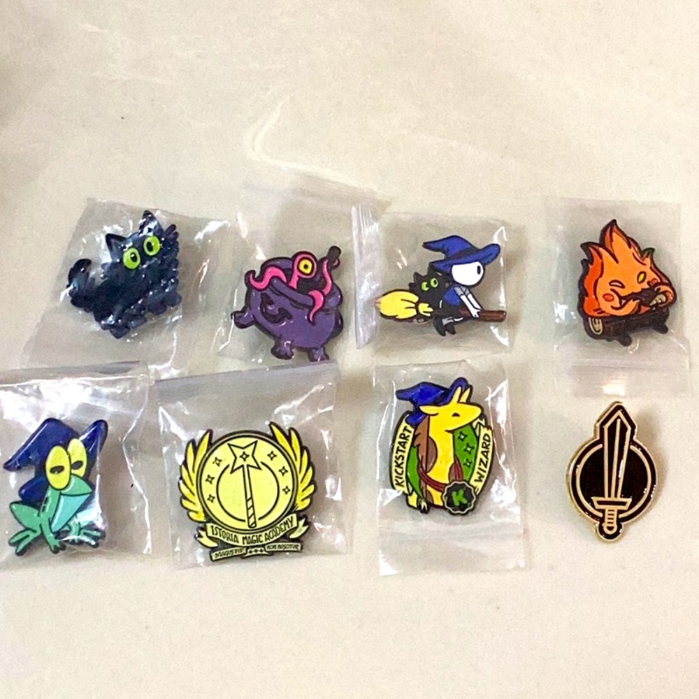 Hero Journal pins
